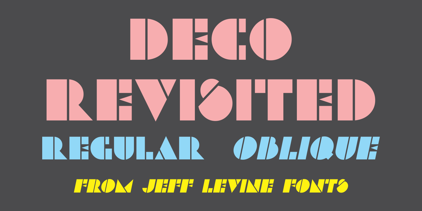 Deco Revisited JNL